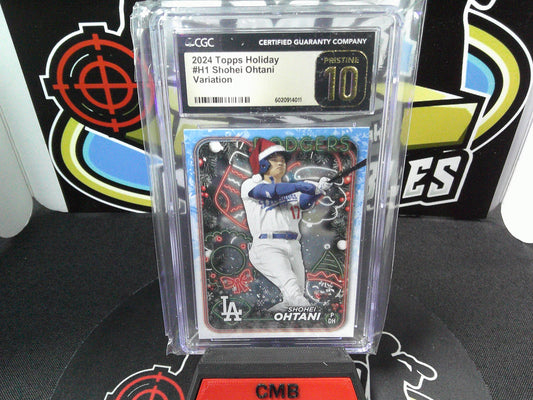 2024 Topps Holiday #H1 Shohei Ohtani Variation CGC Pristine 10