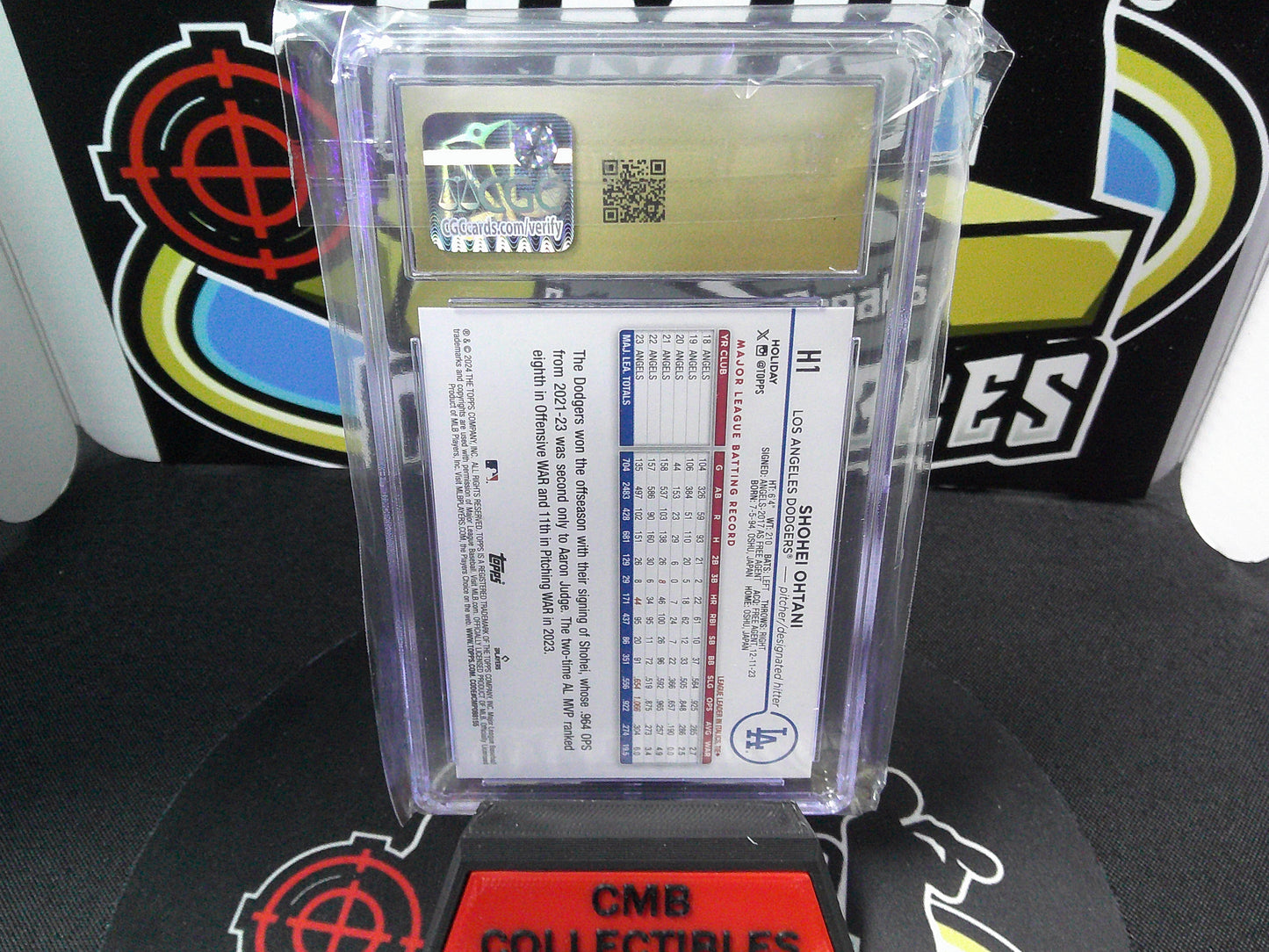 2024 Topps Holiday #H1 Shohei Ohtani Variation CGC Pristine 10