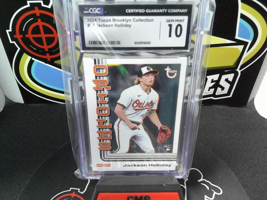 2024 Topps Brooklyn Collection #17 Jackson Holliday CGC 10