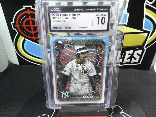 2024 Topps Holiday #H162 Juan Soto Variation CGC 10