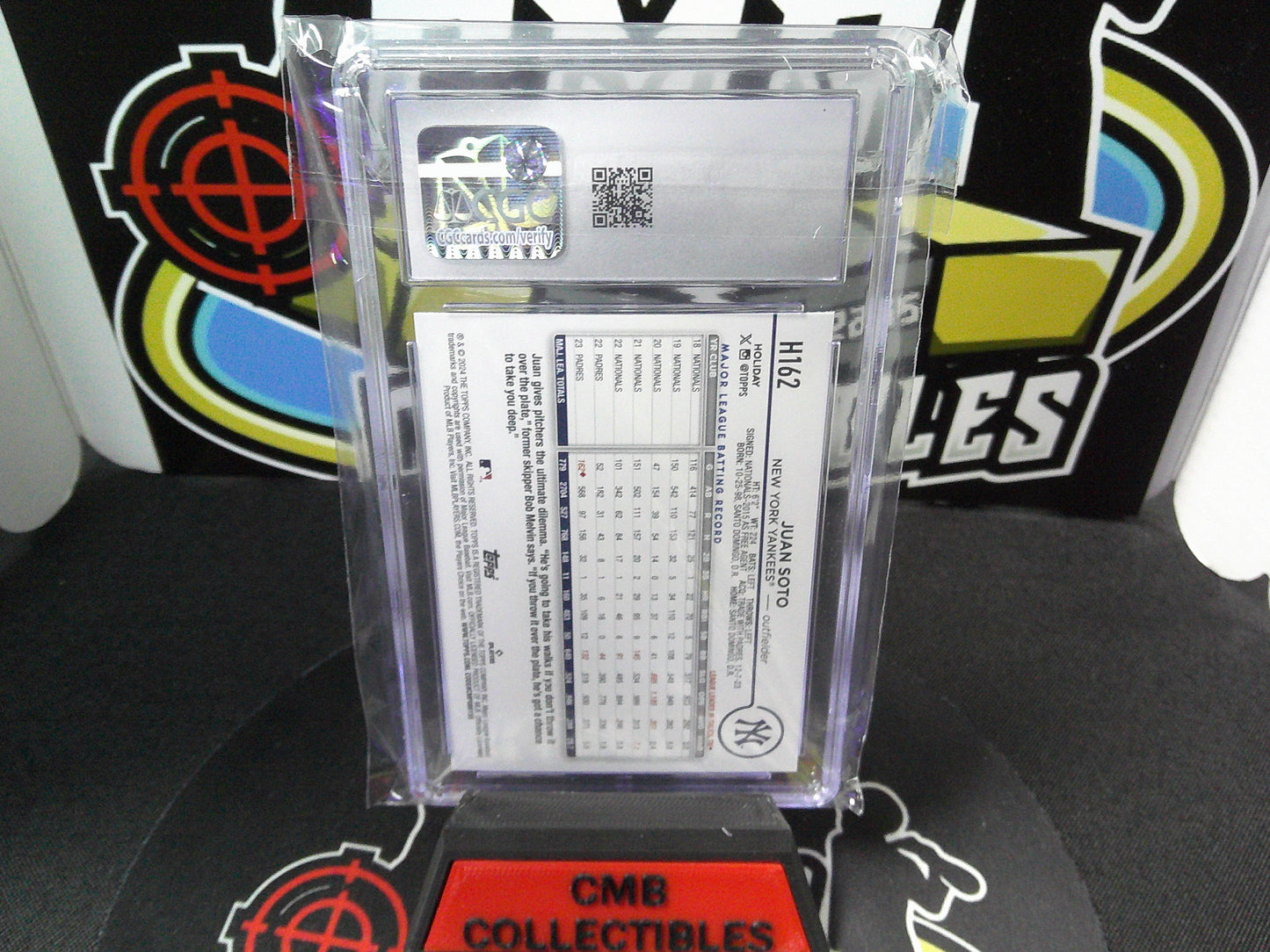 2024 Topps Holiday #H162 Juan Soto Variation CGC 10