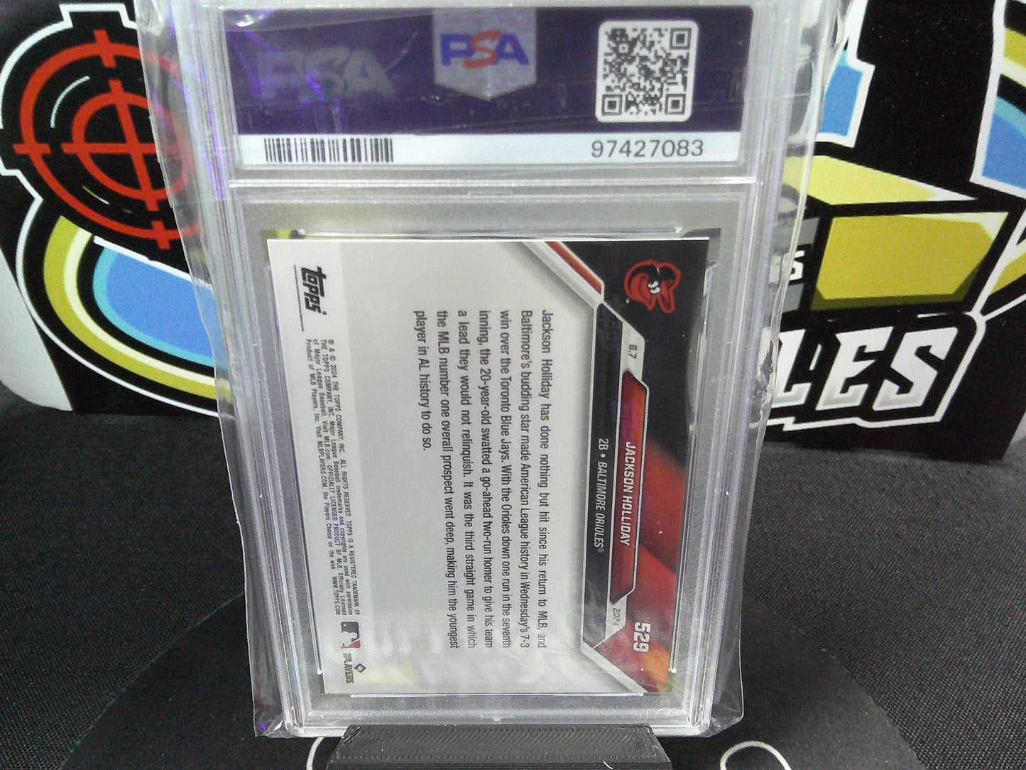 2024 Topps Now Jackson Holliday #529 PSA 10