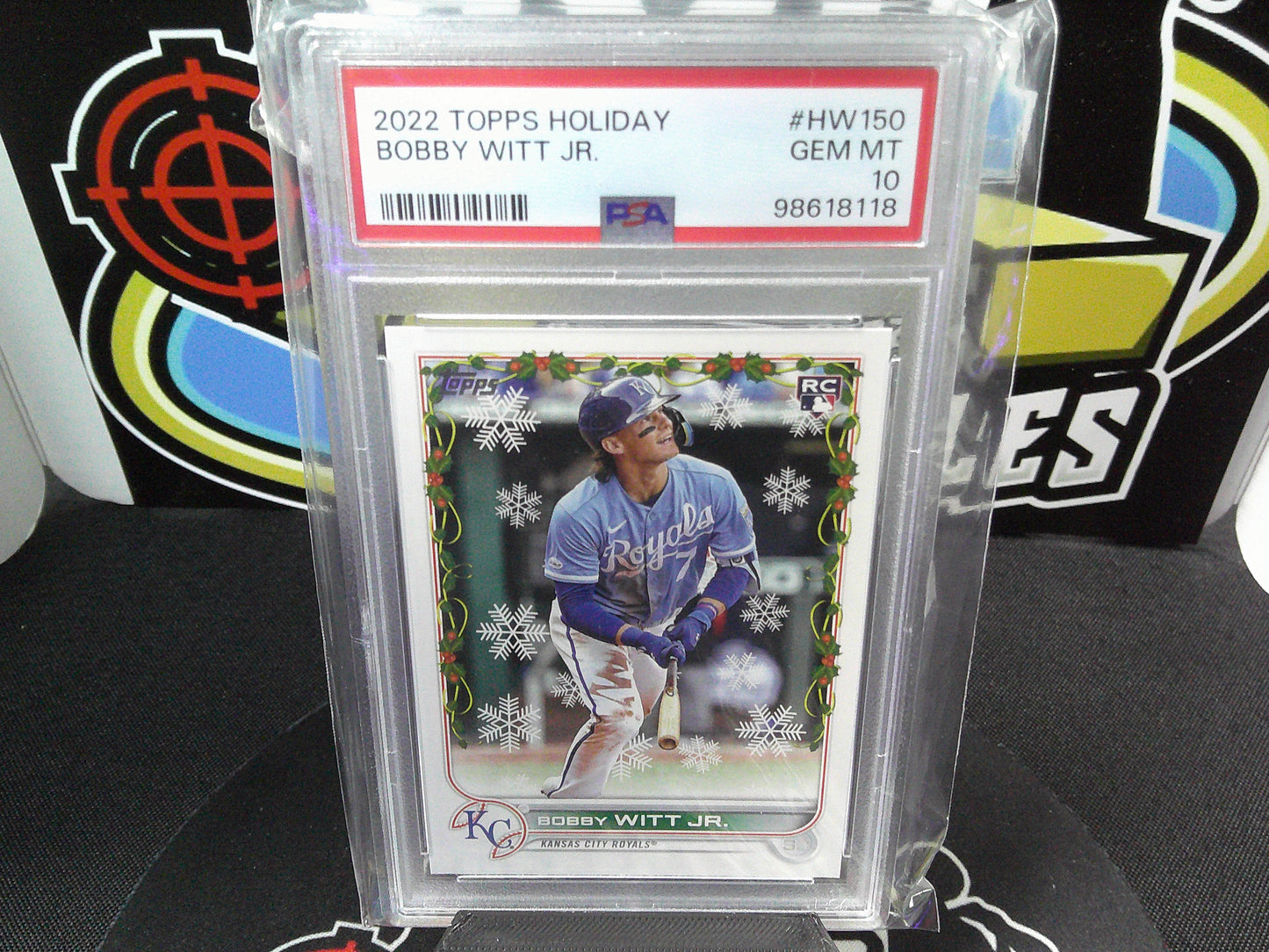 2022 Topps Holiday Bobby Witt Jr. #HW150 PSA 10