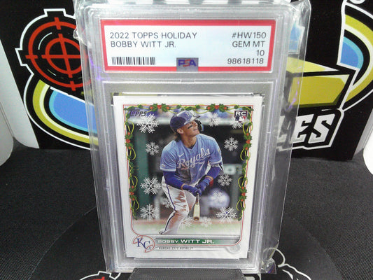 2022 Topps Holiday Bobby Witt Jr. #HW150 PSA 10