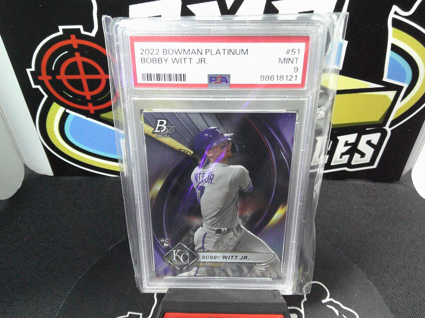 2022 Bowman Platinum Bobby Witt Jr. #51 PSA 9