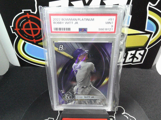 2022 Bowman Platinum Bobby Witt Jr. #51 PSA 9