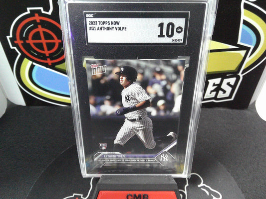 2023 Topps Now #31 Anthony Volpe SGC 10