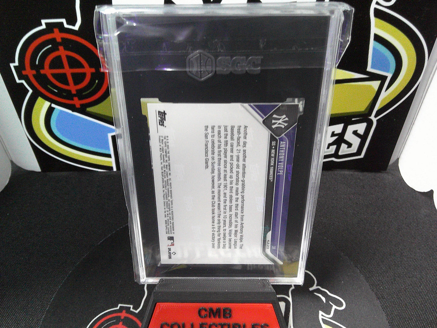 2023 Topps Now #31 Anthony Volpe SGC 10