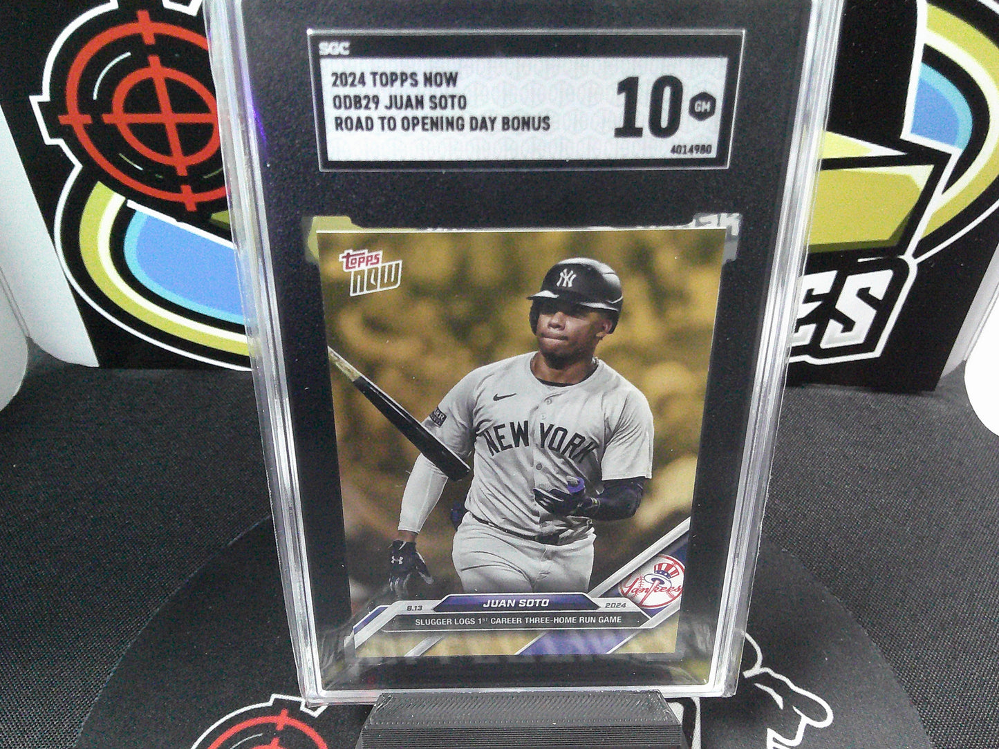 2024 Topps Now ODB29 Juan Soto Road to Opening Day Bonus SGC 10