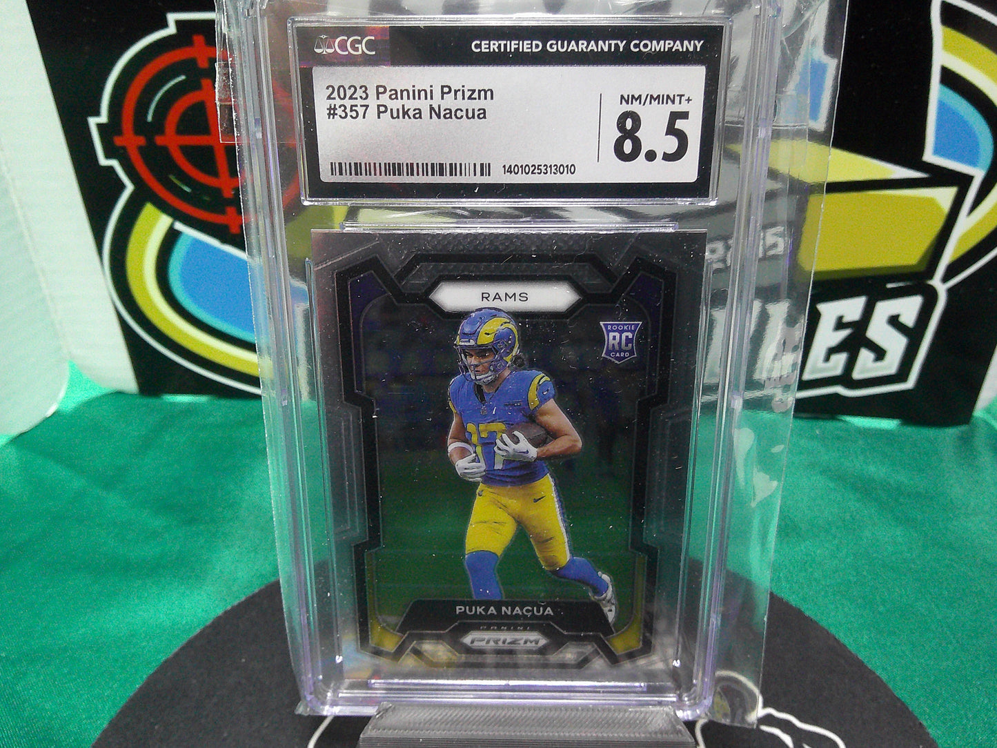 2023 Panini Prizm #357 Puka Nacua CGC 8.5