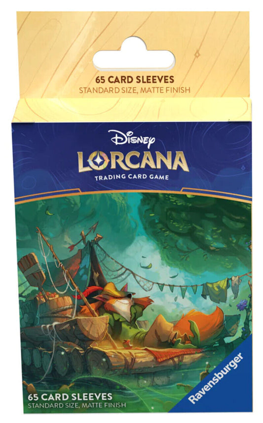 Disney Lorcana 65 Card Sleeves Box (Robin Hood)