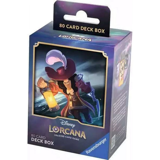 Disney Lorcana 80-Card Deck Box (Captain Hook)