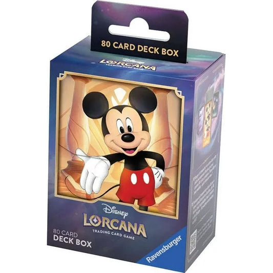 Disney Lorcana 80-Card Deck Box (Mickey Mouse)