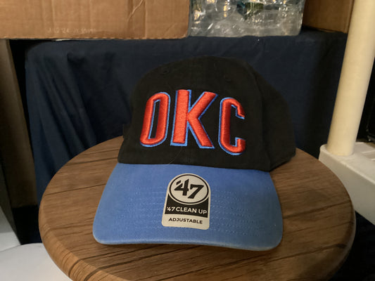 ‘47 Clean Up Oklahoma City Thunder Adjustable Hat