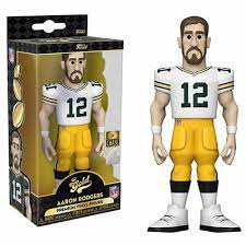Funko Gold CHASE Aaron Rodgers Large Away Jersey Premium Vinyl Figure