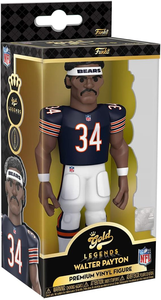 Funko Gold Walter Payton Blue Jersey Premium Vinyl Figure