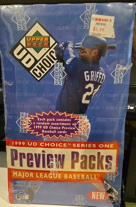 1993 Upper Deck Choice MLB Preview Hobby Packs. New.