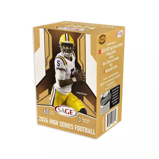 2024 Sage High Series Football Trading Card Blaster Box. New.