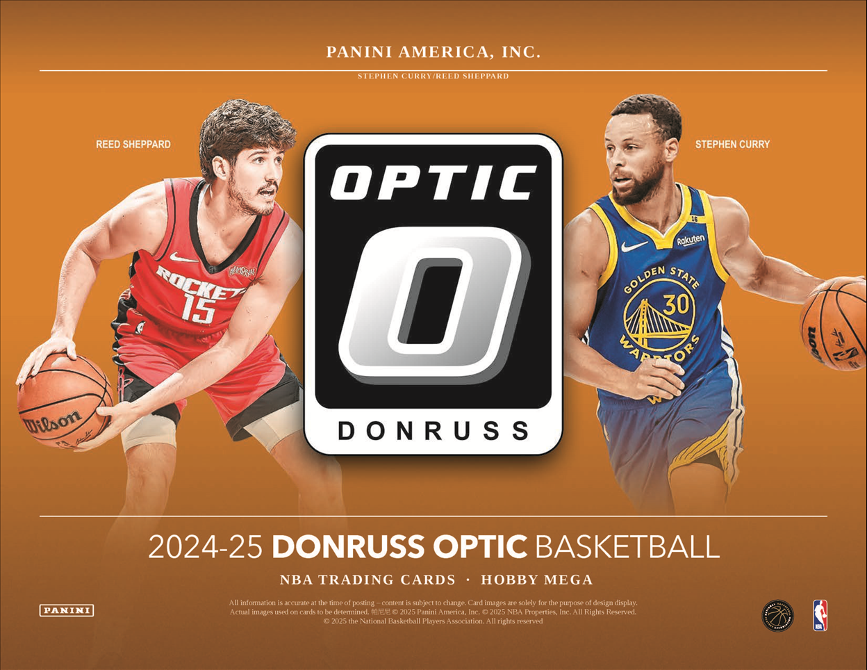 2024-2025 Donruss Optic NBA Hobby Mega Box. New.