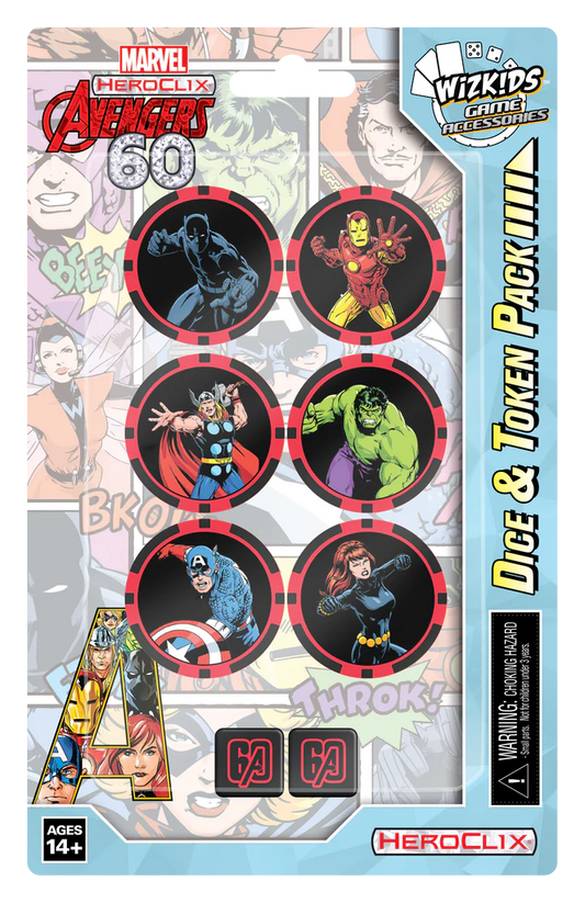 Heroclix Marvel Avengers Dice & Token Pack