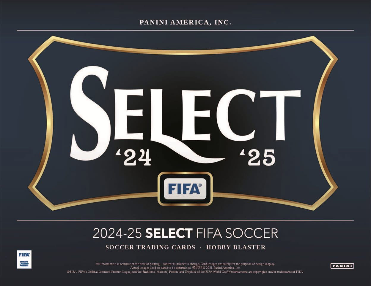 2024-25 Panini Select FIFA Hobby Blaster. New.