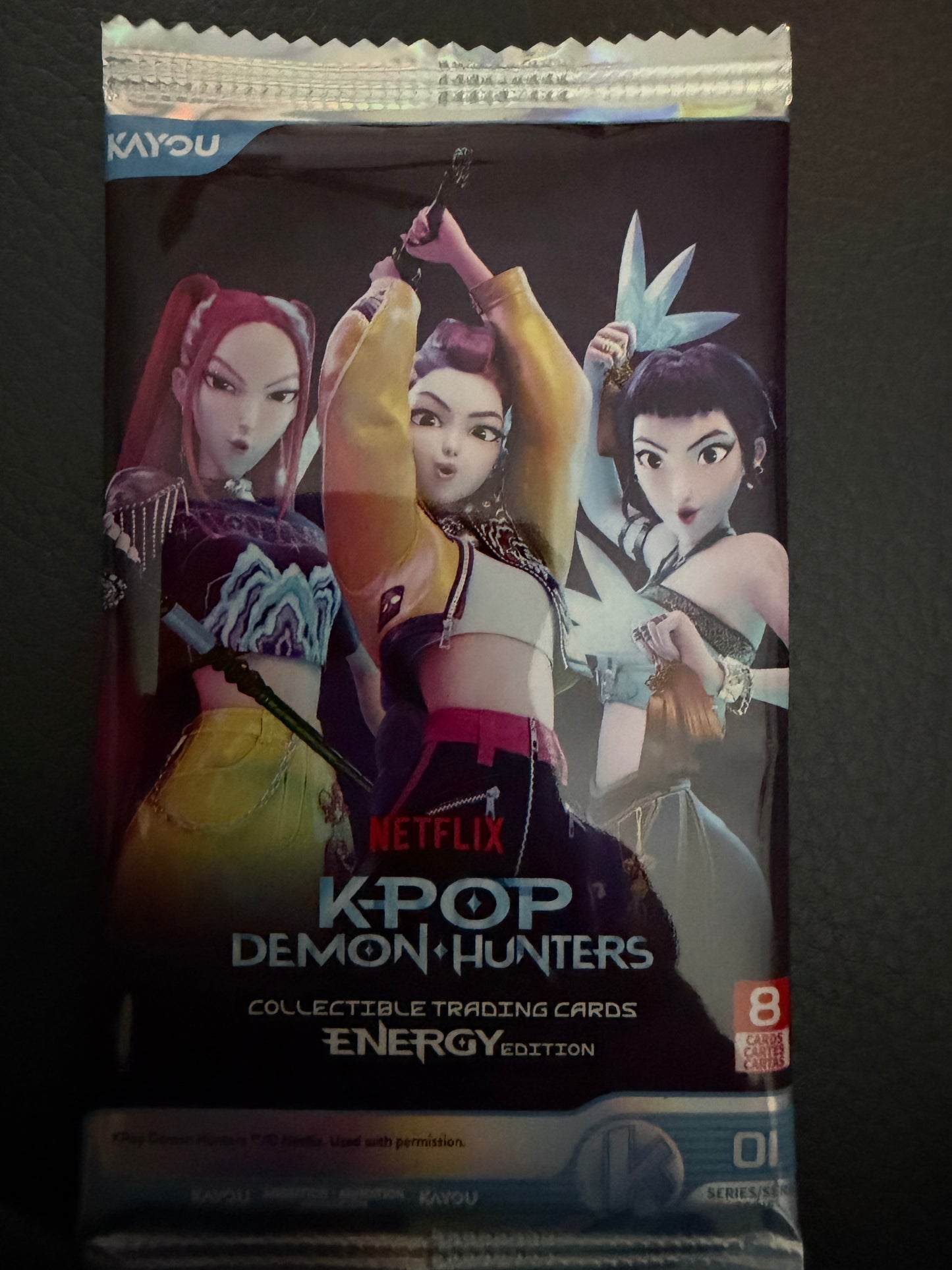 KAYOU × Netflix KPop Demon Hunters: Energy Edition Series 01 booster pack. New.