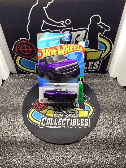 HOT WHEELS Green Speed GMC Hummer EV
