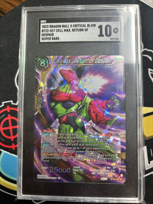 2023 Dragon Ball S Critical Blow Super Rare! SGC GEM 10!