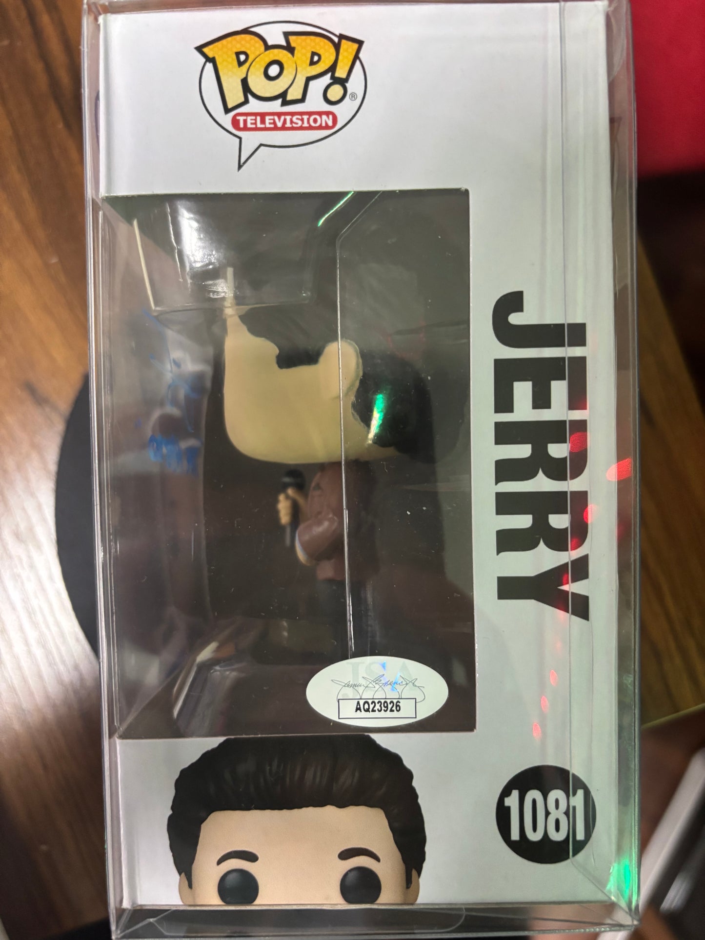 Mark Metcalf Autographed Jerry Seinfeld Funko #1081. "The Maestro". JSA COA. Mint pop.