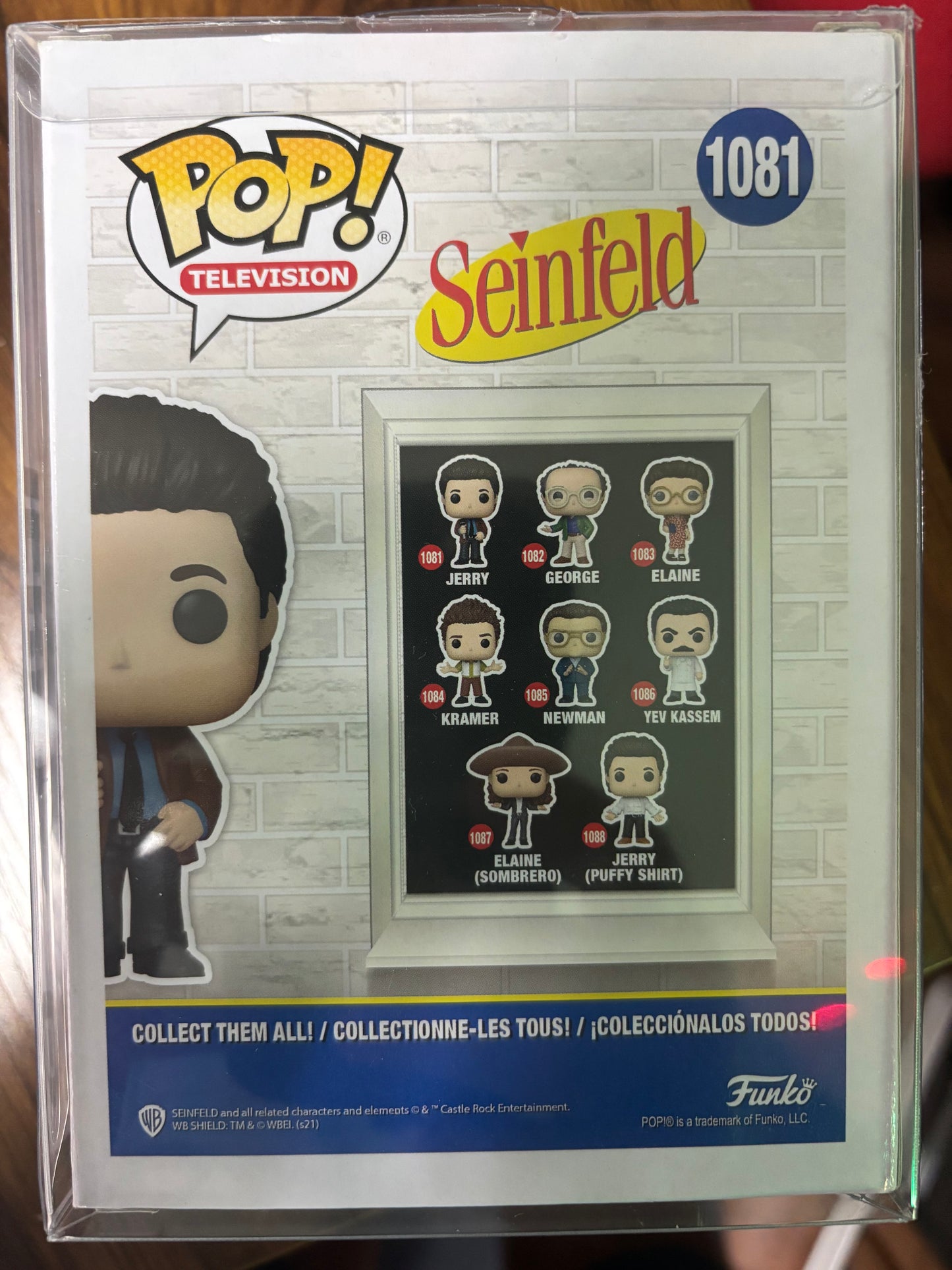 Mark Metcalf Autographed Jerry Seinfeld Funko #1081. "The Maestro". JSA COA. Mint pop.