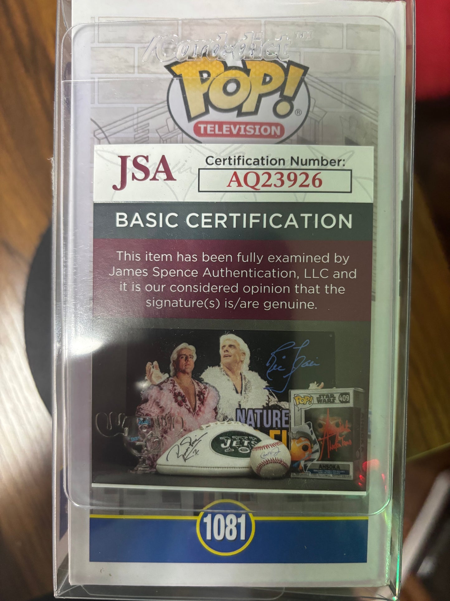 Mark Metcalf Autographed Jerry Seinfeld Funko #1081. "The Maestro". JSA COA. Mint pop.