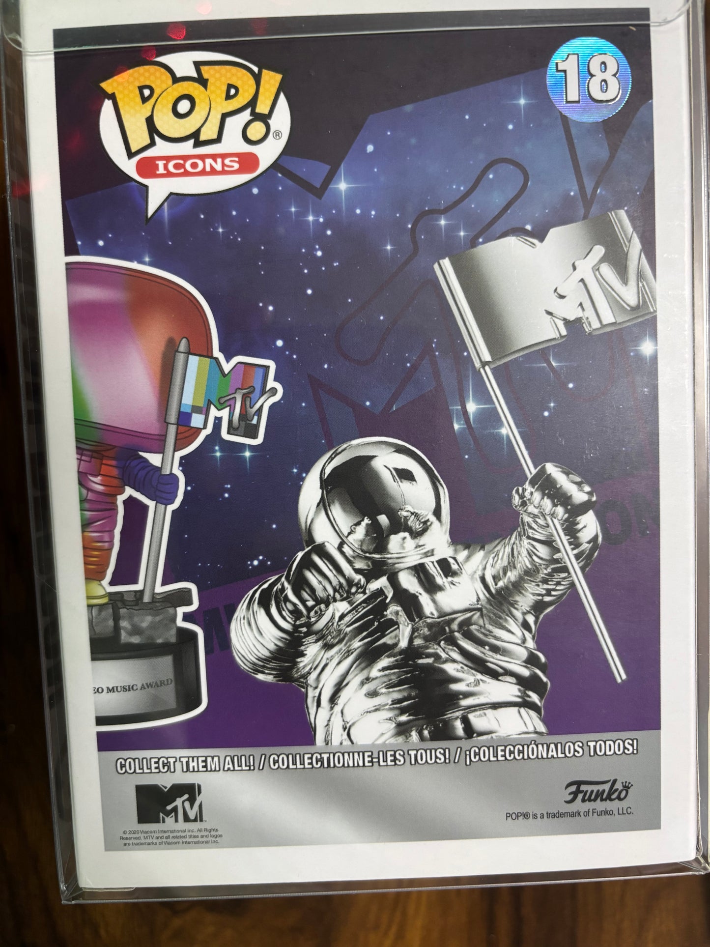 MTV Moon Person Funko Pop #18 Living Colour Corey Glover Autograph! Beckett COA!