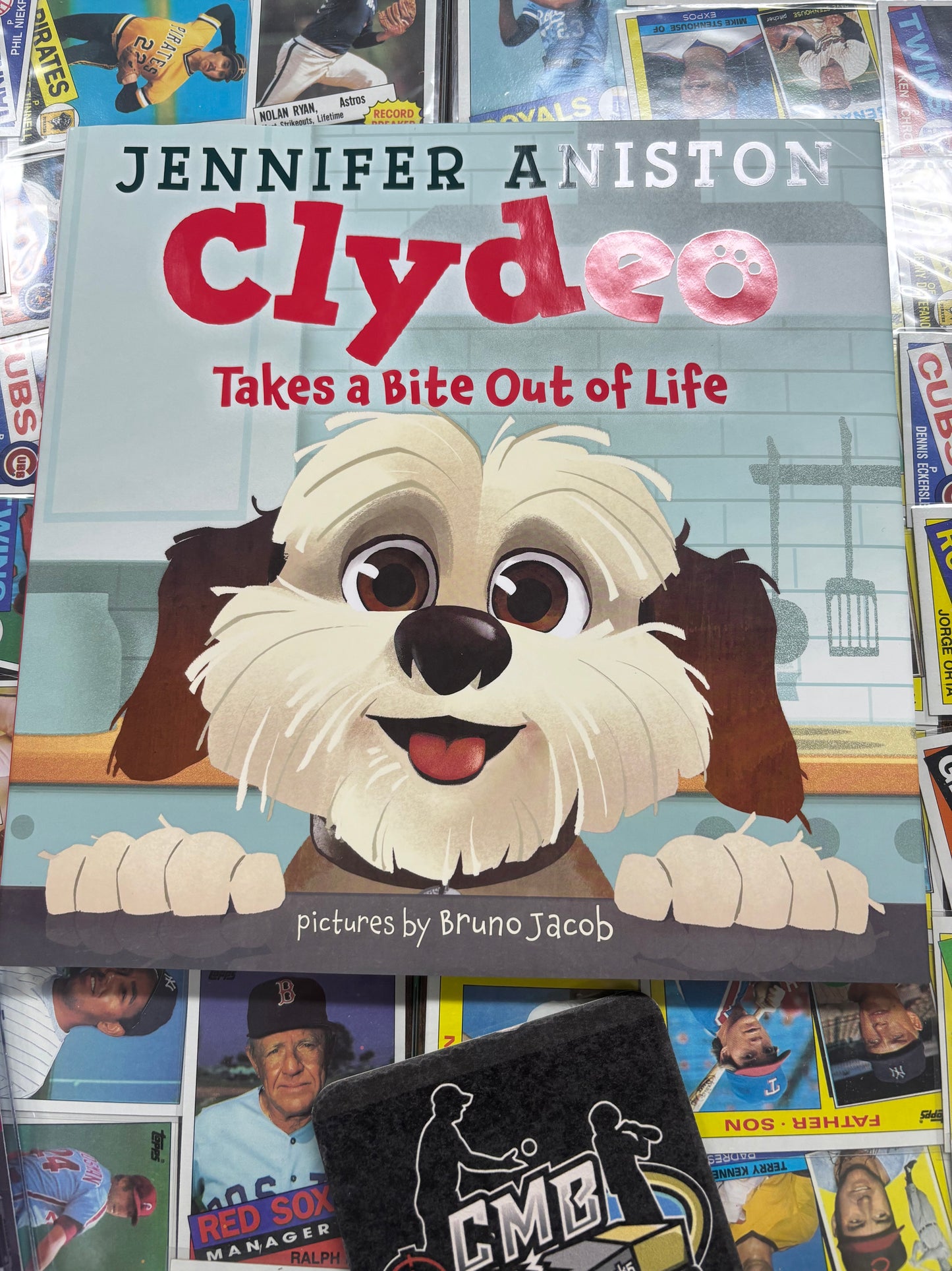 Jennifer Anniston Clydeo Takes a Bite Out of Life Book. New. Autographed and JSA COA!