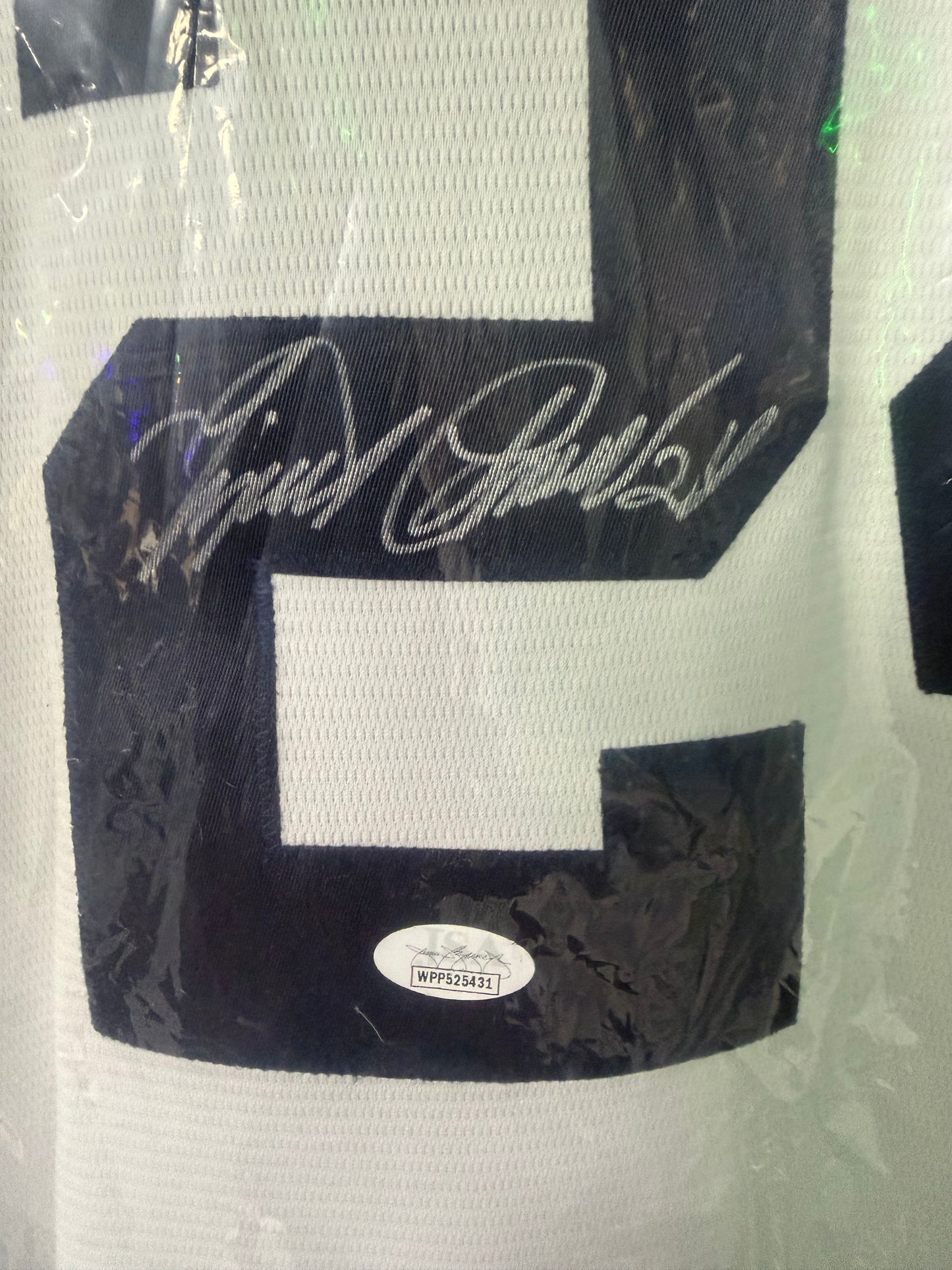 Miguel MIGGY Cabrera Autographed Tigers Jersey JSA certified.