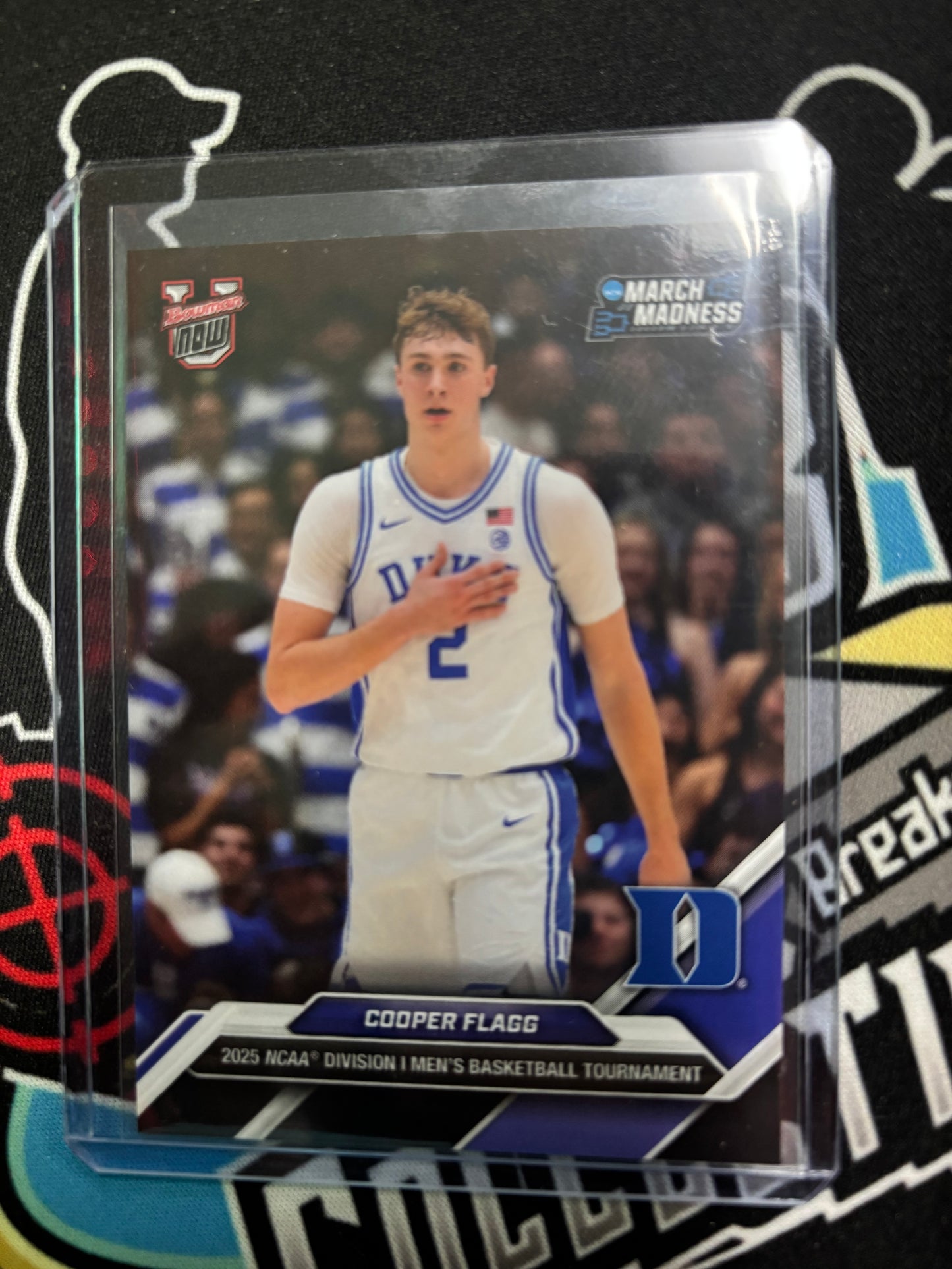 2025 Bowman U Now March Madness Cooper Flagg Short Print Black. #2.