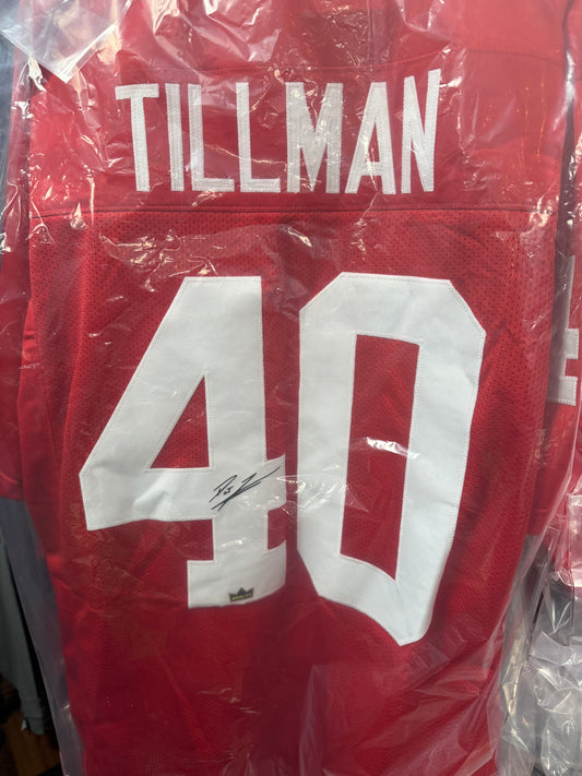 Pat Tillman Arizona Cardinals XL Replica Jersey w Facsimile Auto. New.