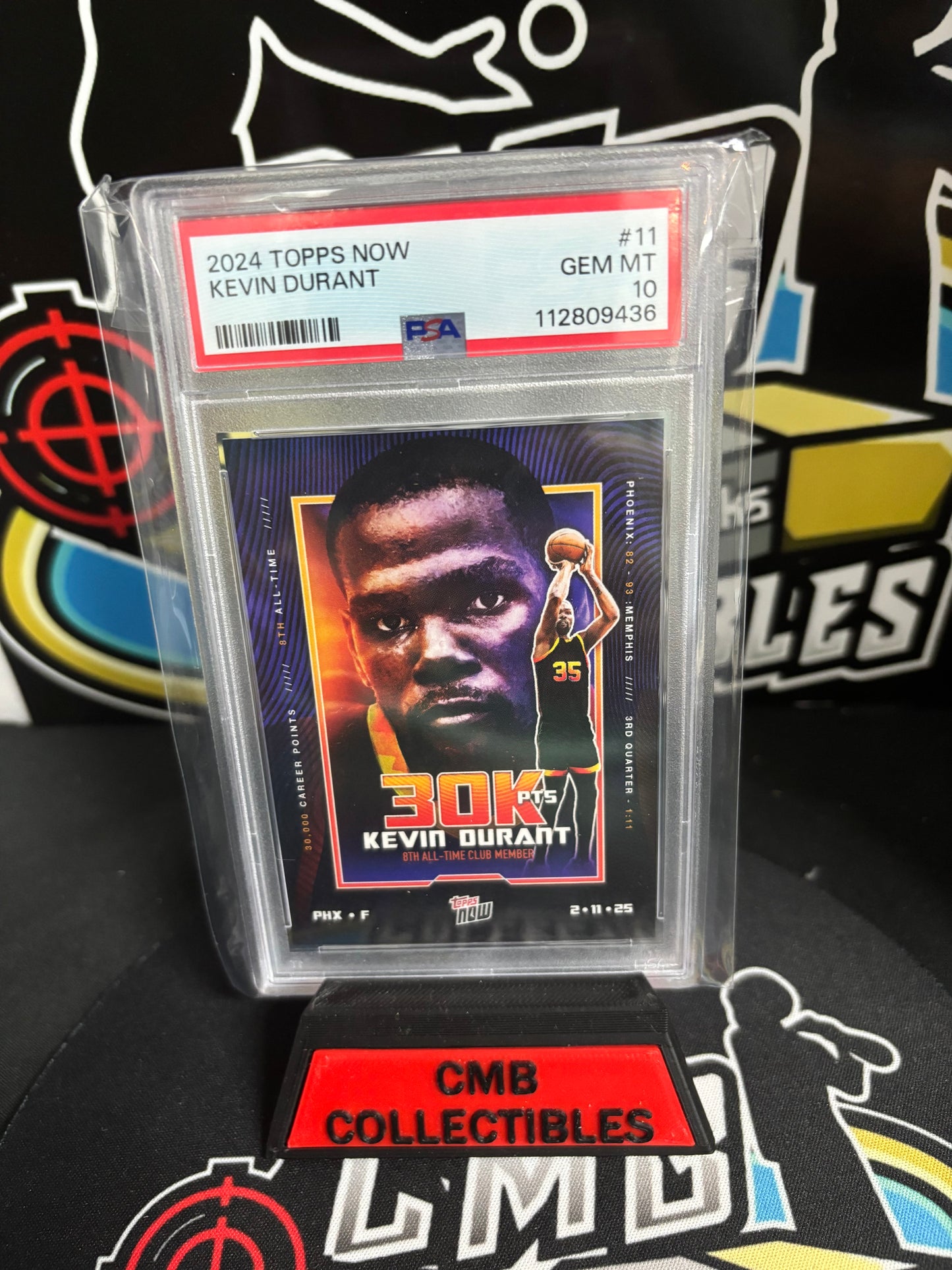 2024 Topps Now Kevin Durant 30K Points #11 PSA 10!
