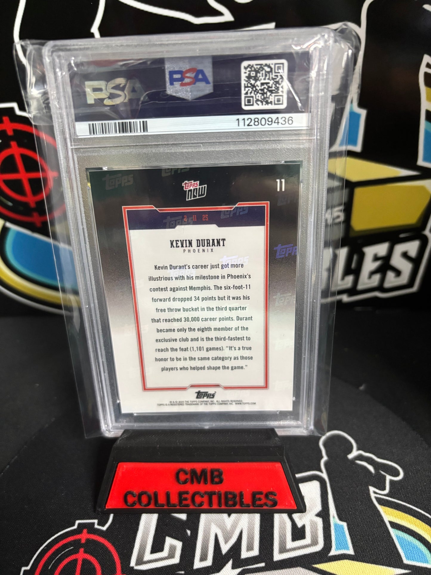 2024 Topps Now Kevin Durant 30K Points #11 PSA 10!