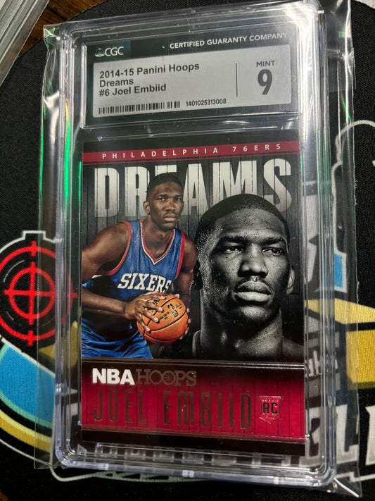 2014-15 Panini Hoops Dreams Joel Embiid RC #6! CGC MINT 9!