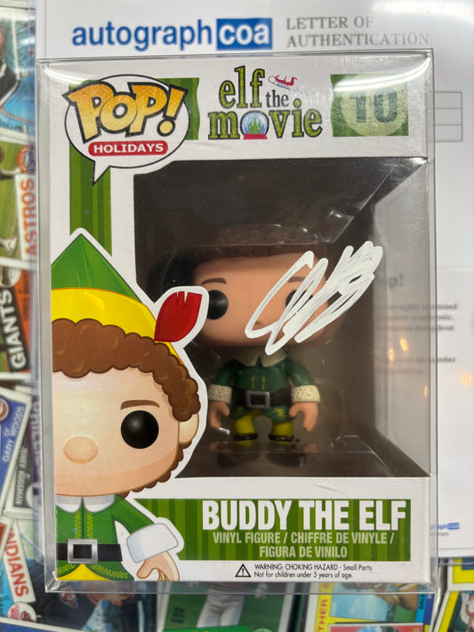 Elf The Movie Buddy The Elf Funko Pop #10 Will Ferrell Autographed Pop!