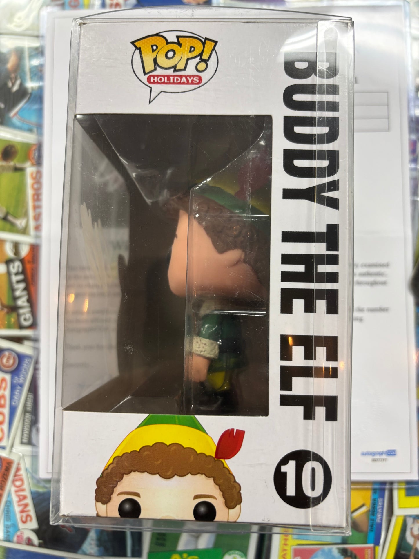 Elf The Movie Buddy The Elf Funko Pop #10 Will Ferrell Autographed Pop!