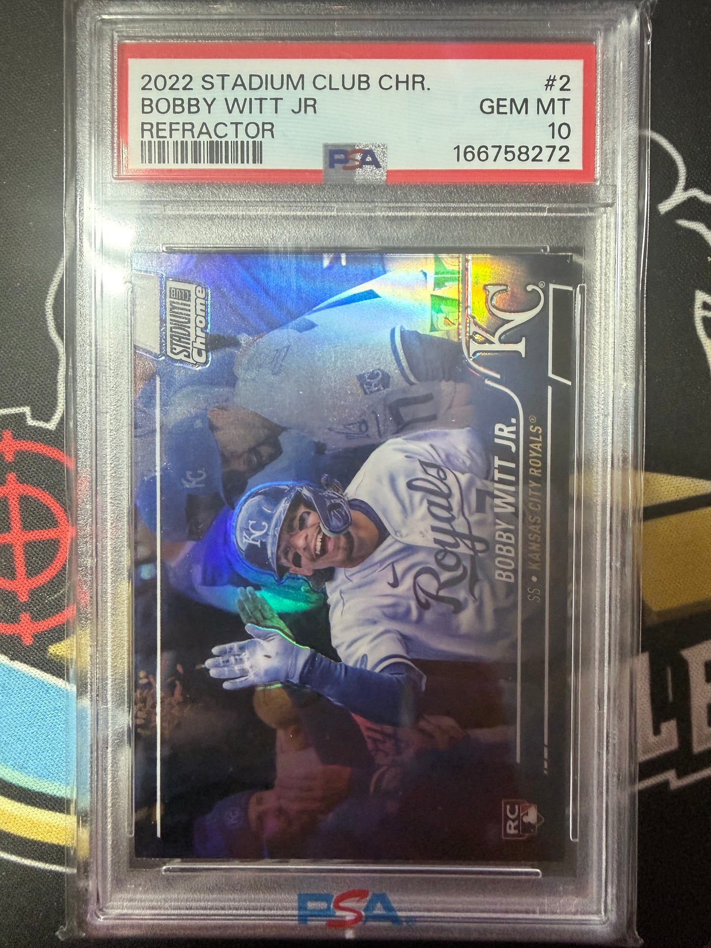 2022 Topps Bobby Witt Jr. Refractor RC PSA 10.