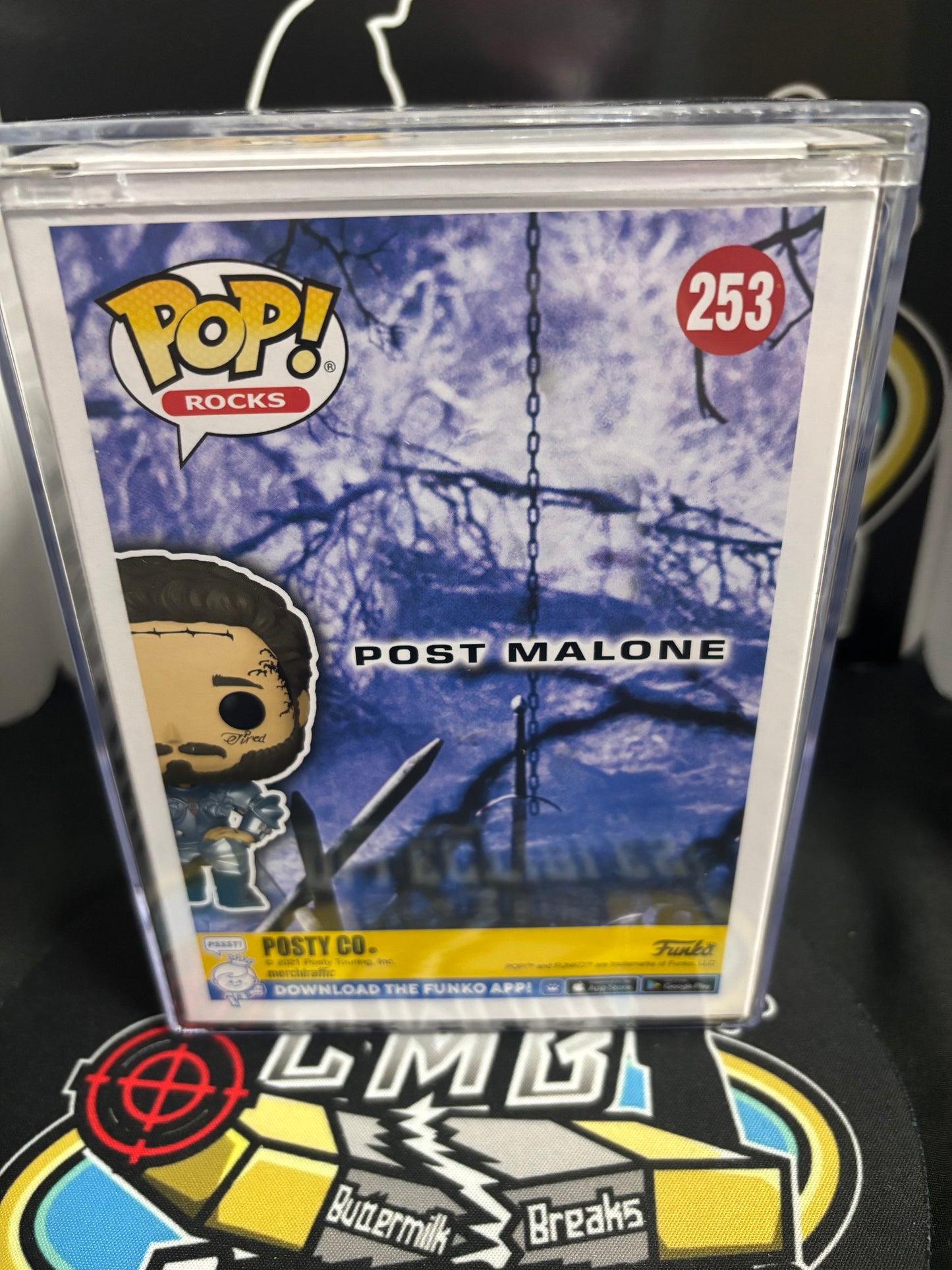 Pop Rocks Post Malone Autographed Funko Pop #253 JSA COA!