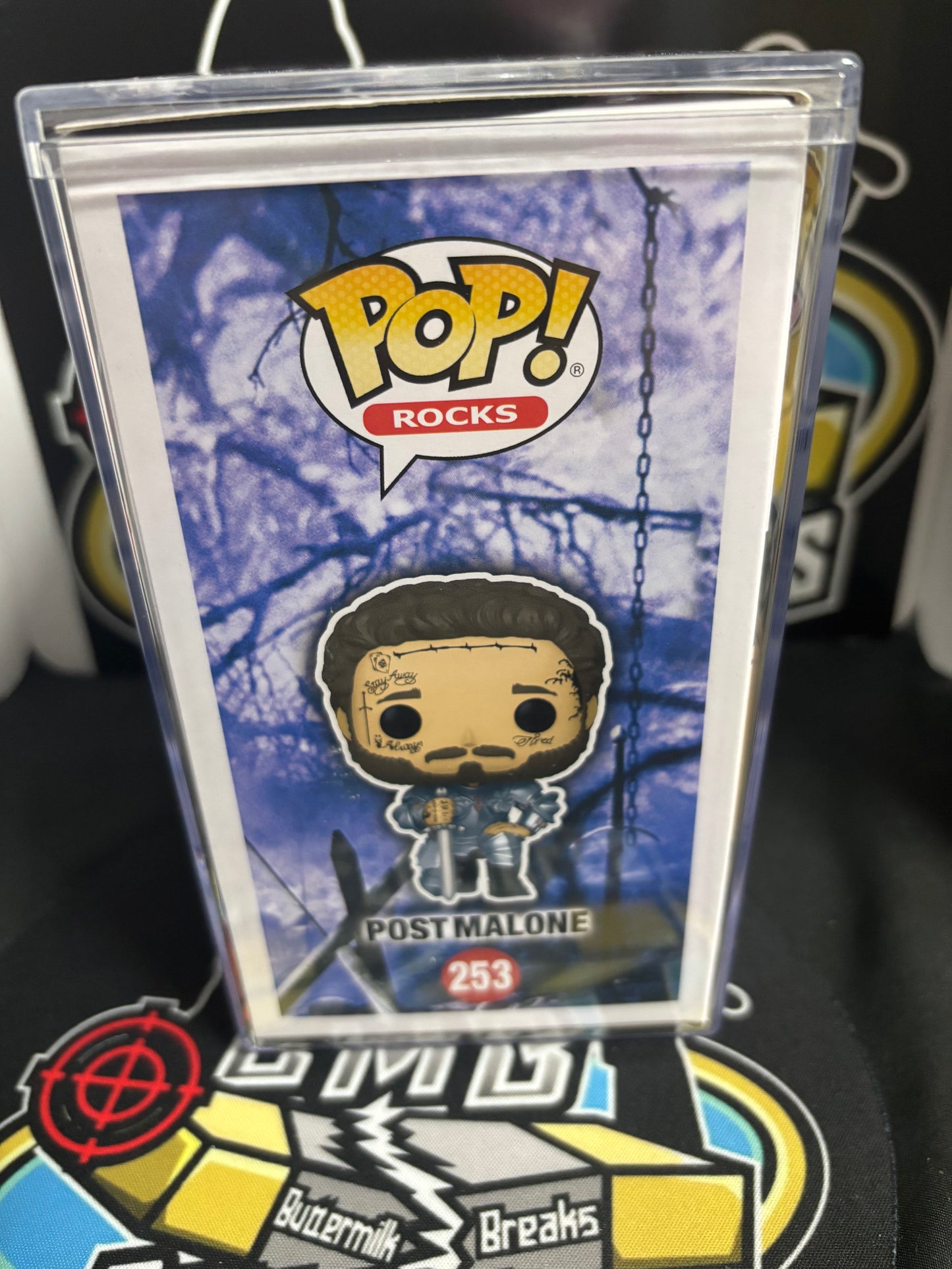 Pop Rocks Post Malone Autographed Funko Pop #253 JSA COA!