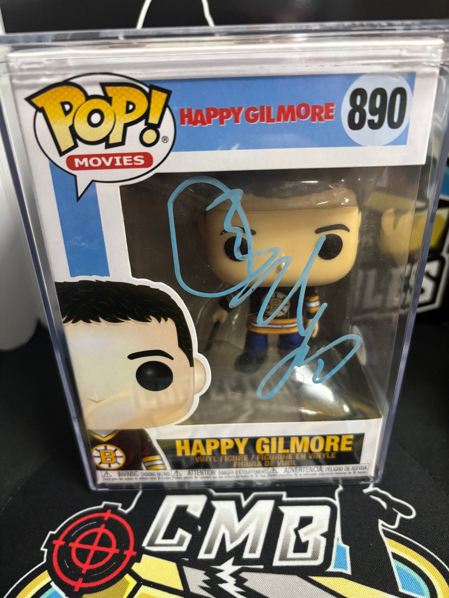Pop Movies Happy Gilmore Adam Sandler Autographed Funko Pop. #890. PSA COA!