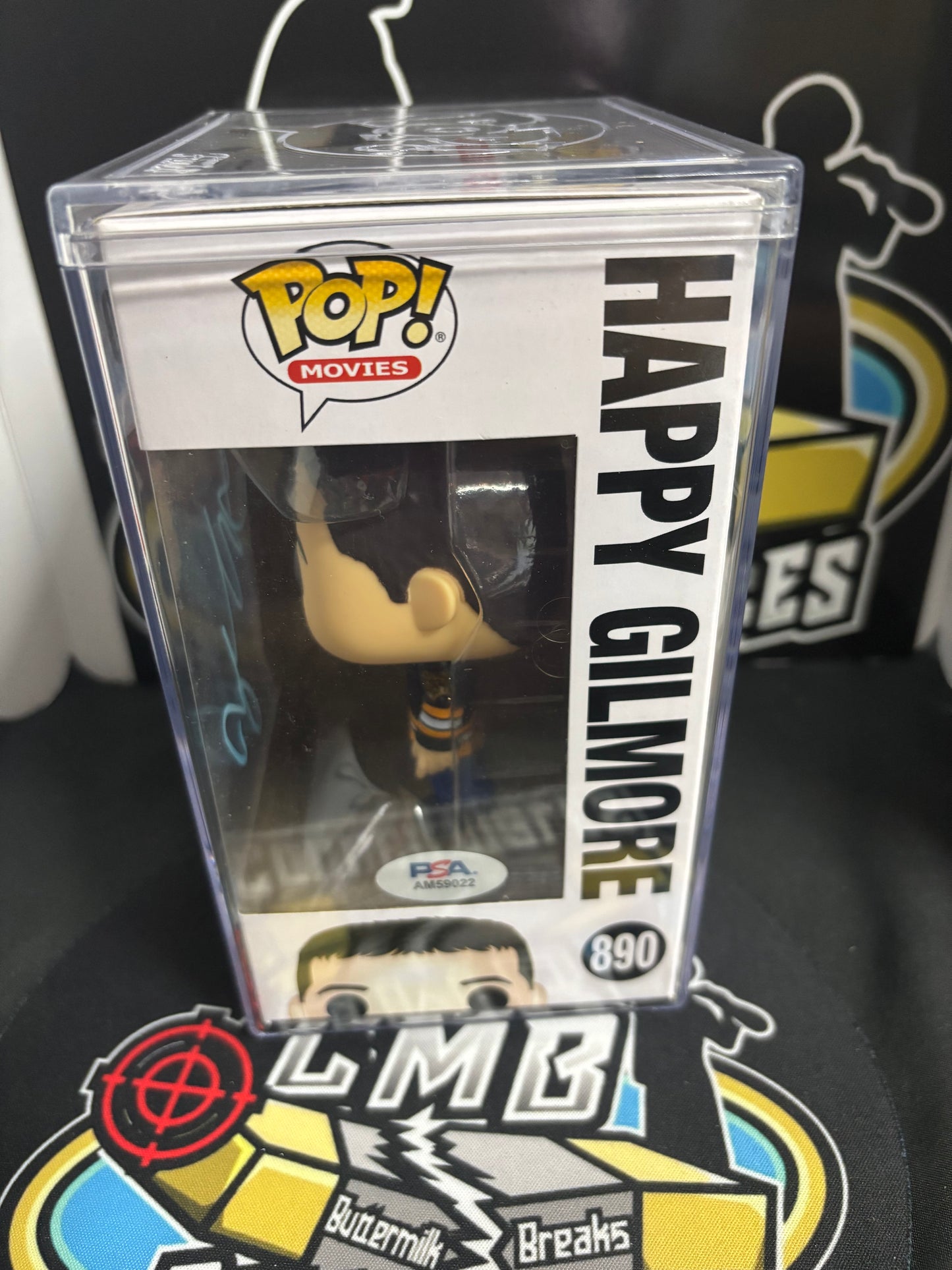 Pop Movies Happy Gilmore Adam Sandler Autographed Funko Pop. #890. PSA COA!