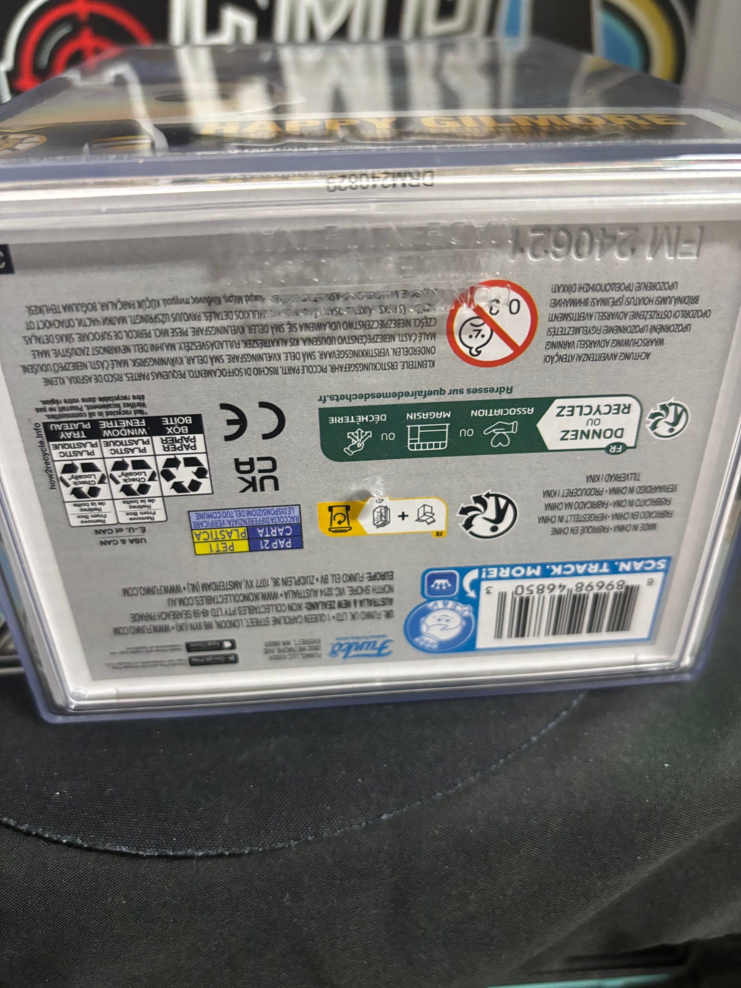 Pop Movies Happy Gilmore Adam Sandler Autographed Funko Pop. #890. PSA COA!