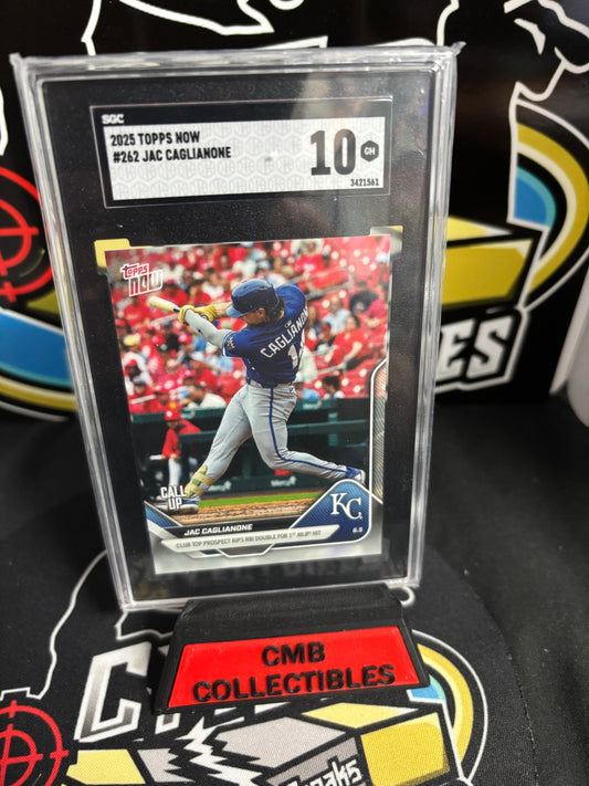 2025 Topps Now Call Up Jac Caglianone #262 SGC 10!