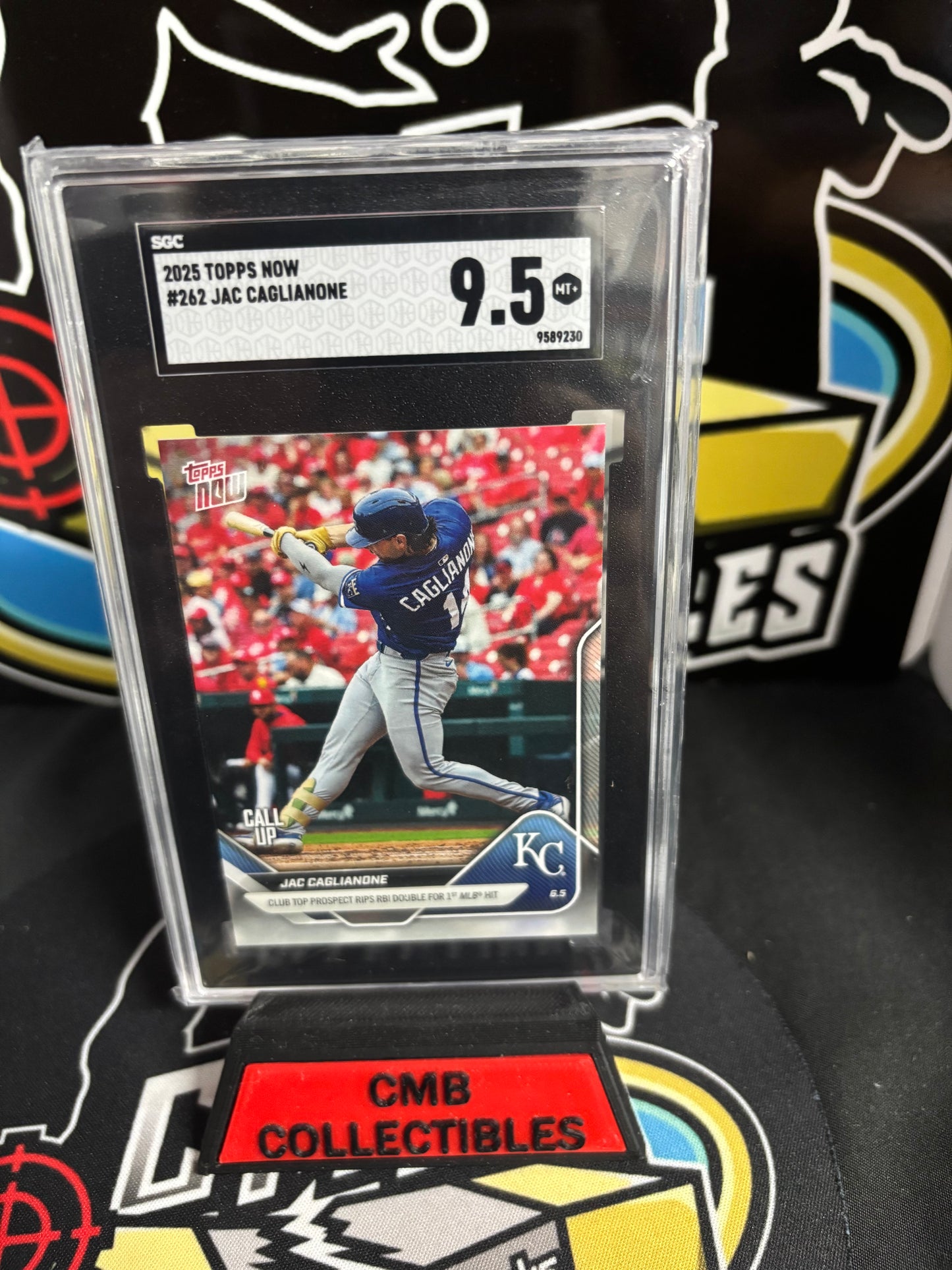 2025 Topps Now Call Up Jac Caglianone #262 SGC 9.5.