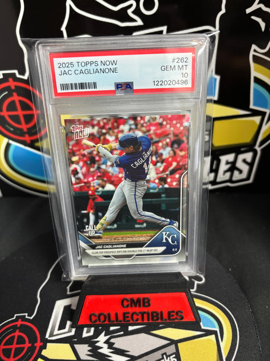 2025 Topps Now Jac Caglianone #262 Call Up. PSA 10!